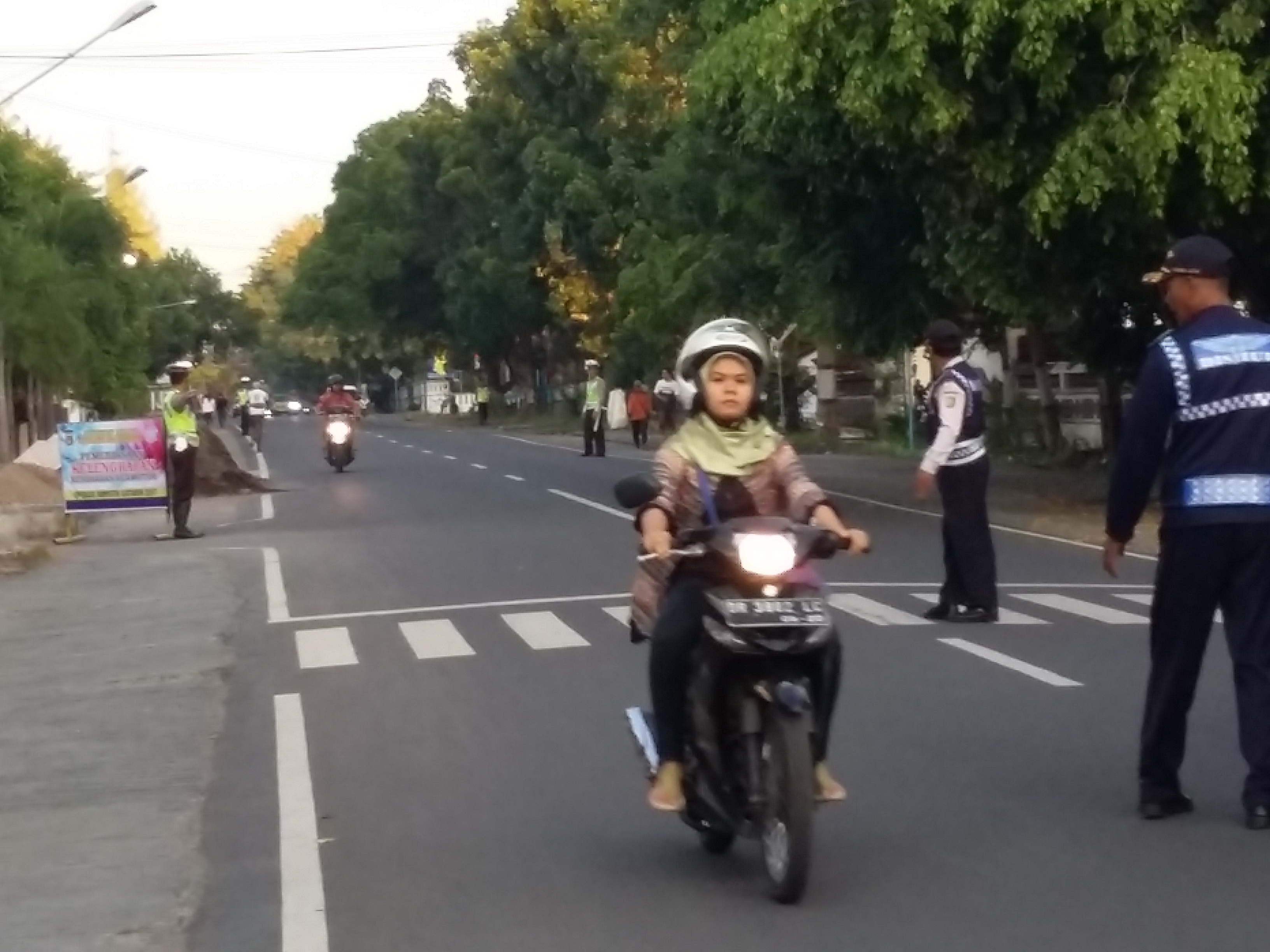 Dishub Dan Satlantas Polres Lotim Pada Pelaksanaan Obgab di Kabupaten Lombok Timur